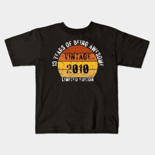 13 years of being awesome limited editon 2010 Kids T-Shirt